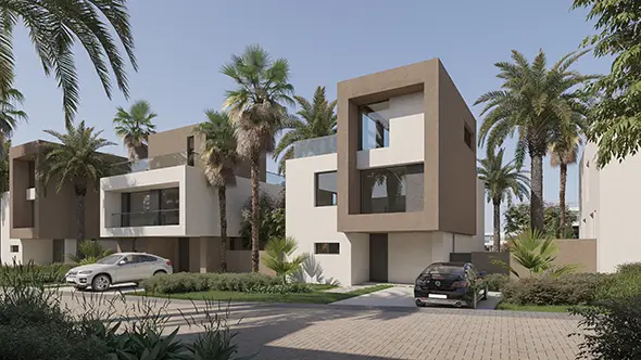 il Bayou 2 view of the render of standalone front in ilbayou sahl hasheesh