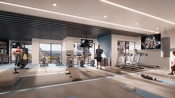 Majra 4 health club in majra real estate project in hurghada